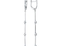 Серьги из белого золота с бриллиантами э4701сг10155600