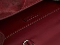 Сумка из натуральной кожи с ворсом, Фиолетовый