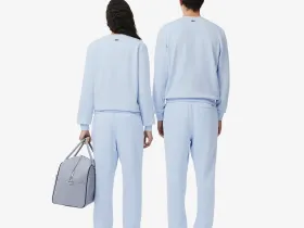 Спортивные хлопковые брюки Lacoste унисекс
