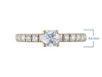 Кольцо из желтого золота э0312кц01144400_white