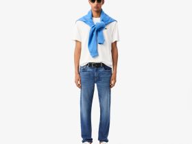 Мужские джинсы Lacoste зауженного кроя
