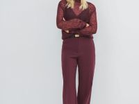 Полупрозрачный джемпер с шерстью альпака, Фиолетовый