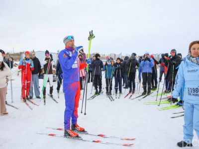 Никита Крюков и Александр Бессмертных провели мастер-класс по лыжным гонкам в Якутске