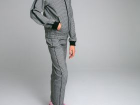 Брюки в клетку для девочки