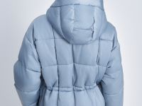 Куртка на кнопках с капюшоном