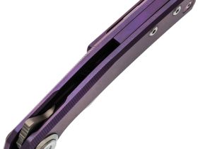 Складной нож Dr.Tech D4281P, сталь M390, рукоять TC4, фиолетовый