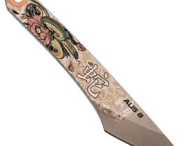 Нож N.C.Custom киридаши Змея сталь AUS-8