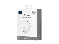 Сетевое зарядное устройство WIWU Essen 65W USB/2xUSB-C (Wi-G005) (белый)