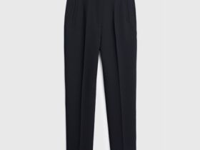 Зауженные книзу брюки, Черный