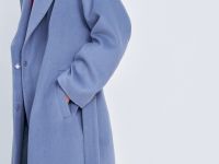 Пальто из шерсти с поясом