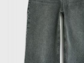 Широкие джинсы Wide Leg для девочек, Серый