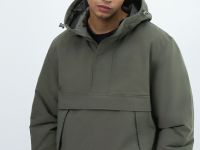 Куртка-анорак с капюшоном, Зеленый