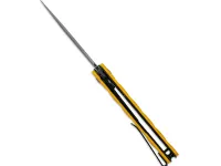 Складной нож Kizer Bamboo, сталь Nitro-V, рукоять G10, желтый