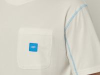 Футболка свободного силуэта с контрастной отделкой