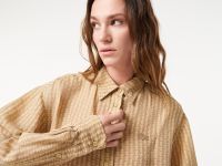Женская лёгкая рубашка Lacoste из льна