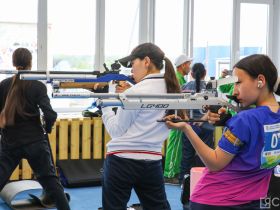 На Играх Манчаары в пулевой стрельбе победила команда Верхневилюйского района