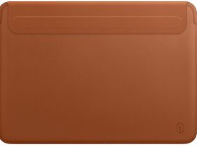 Чехол для ноутбука WIWU Skin New Pro II PU Leather Sleeve для Apple MacBook Pro 16.2 (2021) (коричневый)