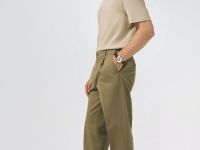 Брюки из твила, Бежевый