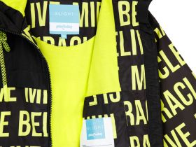 Куртка текстильная с полиуретановым покрытием для девочек (ветровка)