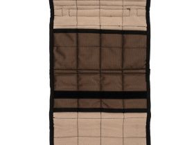 Сумка для 8 ножей с замком KTB, коричневая