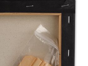 Холст на подрамнике Pinax 30х30 см 380 г, 100% хлопок, грунт черный