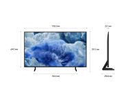 Телевизор Samsung 50" QLED Q8FAA 4K, Процессор Q4 AI Gen1, Smart ТВ (2025) QE50Q8FAAUXRU серый