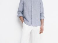 Брюки из тонкого поплина, Белый