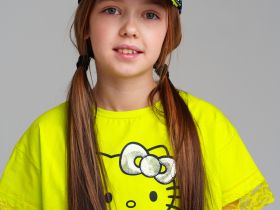 Кепка текстильная для девочек