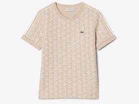 Женская хлопковая футболка Lacoste