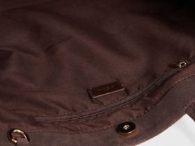 Сумка из натуральной замши, Коричневый