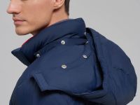 Утепленная куртка с воротником-стойкой