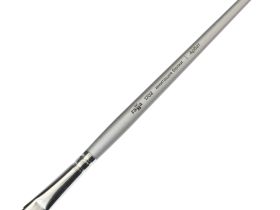 Кисть синтетика имитация белки №14 плоская Гамма "Арбат" короткая ручка