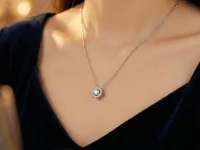 Подвеска из белого золота э4712пд07210112