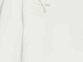 Лонгслив с мини-бантами для девочек, Белый