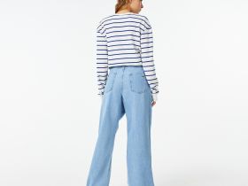 Женские джинсы Lacoste свободного кроя