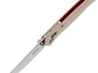 Складной нож SRM Medal 255L-GT2, сталь 10Cr15CoMoV, складной туристический, рукоять G10 ivory