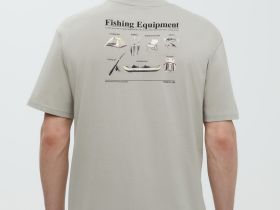 Футболка из хлопка с принтом