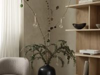 Blomus Набор из 4 елочных украшений "Шар" 8,5 см Smoke Kitai Blomus