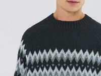 Джемпер с жаккардовым узором, Серый