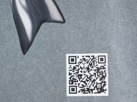 Футболка с AR-принтом для девочек, Серый