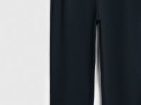 Трикотажные прямые брюки, Черный