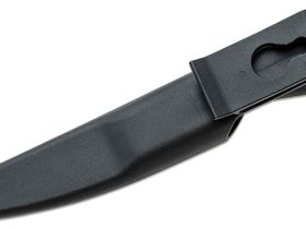 Нож с фиксированным клинком Cold Steel Roach Belly, сталь 1.4116, рукоять полипропилен, черный