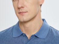 Однотонное поло из хлопка