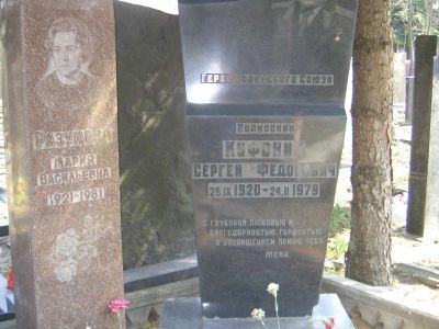 Могила - Куфонин Сергей Федорович (1920-1979), Герой Советского Союза