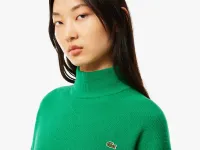 Женский шерстяной свитер Lacoste с высоким воротом