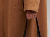 Пальто из шерсти и шелка