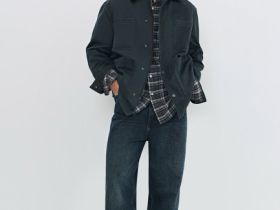 Куртка с накладными карманами, Зеленый