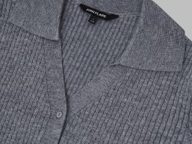 Легкий кардиган приталенного кроя с шерстью