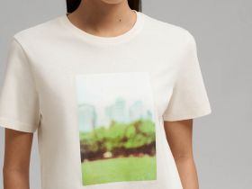 Футболка прямого кроя из джерси