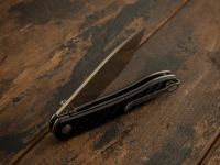 Складной нож CJRB Ria, сталь 12C27N, рукоять карбон